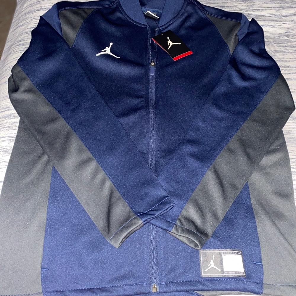 Jordan Navy and Black Performance Jacket